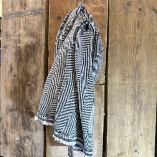 Pashtush Cashmere Grey Shawl